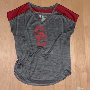 USC TROJANS Cap Sleeve Activewear TShirt 🎉🎉🎉